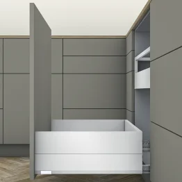 Tiroir pour poubelles avec BOXCAP E (H : 209 mm)