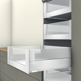 Tiroir à l'anglaise E BOXCOVER façade verre (H : 209 mm)